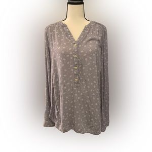 Bass Co | patterned button down top